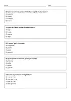 anteprima - Compiti in classe/Test - Fonetica e ortografia: riconoscimento del suono "ghe" - Pagina 3