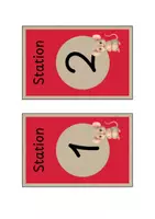 Vorschau - Stationenlernen - Stationsschilder Maus / Mäuseklasse - Seite 1