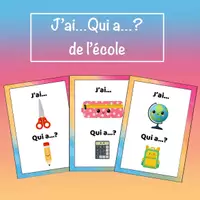 Aperçu - Jeux - J'ai...Qui a...? de l'école - Page de couverture