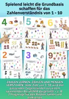 Vorschau - Aufgabenkarten - Zahlen & Mengen verstehen | 10 kreative Arbeitsblätter für Kita, Vorschule & Grundschule - Seite 2
