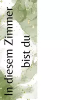 Vorschau - Mal- und Bastelvorlagen - Klassenraumgestaltung: In diesem Zimmer bist du.. - Deckblatt