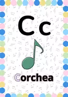 Vista previa - Refuerzo / NEE / Materiales de apoyo - CARTELERÍA ABECEDARIO MUSICAL DECORACIÓN AULA - página 3