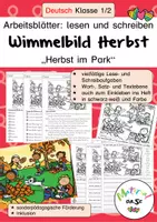 Vorschau - Arbeitsblätter - Komplettpaket: Wimmelbilder Feste und Jahreszeiten, lesen und schreiben - Seite 1