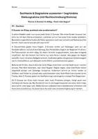 Vorschau - Arbeitsblätter - Klassenarbeit:Sachtexte & Diagramme auswerten und begründete Stellungnahme Klasse 7/8 - Seite 1
