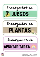 Vista previa - Refuerzo / NEE / Materiales de apoyo - Roles de aula (Tarjetas) - página 2