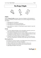 Vorschau - Arbeitsblätter - Kunst: Ein Designportfolio gestalten - Seite 1