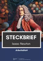 Vorschau - Arbeitsblätter - Steckbrief: Isaac Newton (inklusive Lösung) - Deckblatt