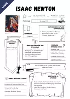 Vorschau - Arbeitsblätter - Steckbrief: Isaac Newton (inklusive Lösung) - Seite 2