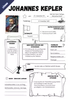 Vorschau - Arbeitsblätter - Steckbrief: Johannes Kepler (inklusive Lösung) - Seite 2