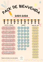 Vista previa - Tarjetas / Manipulativos - Pack de Bienvenida (2) - Portada