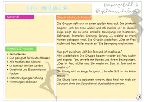 Vorschau - Stationenlernen - Tanzen: Rhyhtmusschulung & Körpergefühl - Seite 1