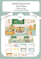 Vorschau - Präsentationen/Tafelbilder - Interaktives Klassenzimmer für die 1. Klasse mit Links - Deckblatt