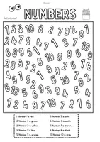 Vorschau - Mal- und Bastelvorlagen - Numbers 1-10: I Spy... (Count, Read & Colour) (Englisch Grundschule) - Seite 3