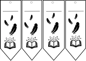 Vorschau - Mal- und Bastelvorlagen - Deutsch: Lesezeichen zur Lektüre "Krabat" (O. Preußler) - Seite 1