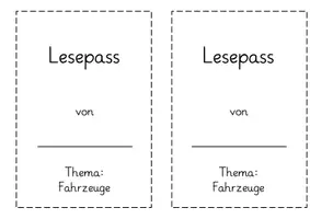 Vorschau - Arbeitsblätter - Lesepass Texte, Fragen und Antworten Fahrzeuge Textebene - Seite 2