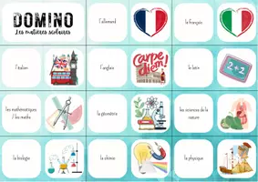 Vorschau - Spiele - Domino: Les matières scolaires - Seite 2