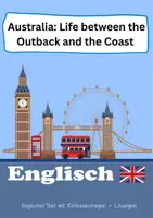 Vorschau - Arbeitsblätter - Reading Comprehension – Australia – Textverständnis - Deckblatt