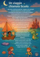anteprima - Piani di lezione - 🏫 Progetto di Accoglienza “Un viaggio chiamato scuola" - Pagina di copertina