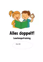 Vorschau - Arbeitsblätter - Lesetraining. Lesetempo steigern. Blitzlesen. Doppelkonsonanten - Seite 3