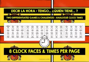 Vorschau - Spiele - SPANISH TELLING THE TIME TENGO... ¿QUIÉN TIENE... ? #2 - Seite 2