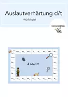 Vorschau - Spiele - Auslautverhärtung d/t Würfelspiel - Deckblatt