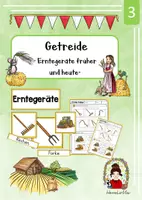 Vorschau - Arbeitsblätter - Getreide Erntegeräte - Deckblatt