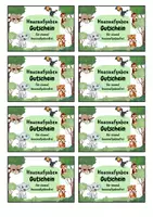 Vorschau - Anderer Materialtyp - Klassenmotto Dschungelklasse: Hausaufgabengutscheine - Seite 2