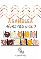 Vista previa - Decoración del aula - NUMEROS ASAMBLEA BOHO - Portada