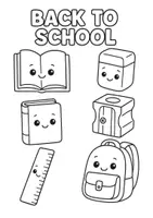 anteprima - Clipart / Immagini originali - Stickers Back to school - Pagina 1