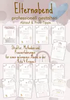 Vorschau - Arbeitsblätter - Elternabend professionell gestalten - für Kita & Krippe - Deckblatt