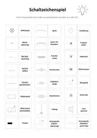 Vorschau - Arbeitsblätter - Schaltzeichenspiel - Deckblatt
