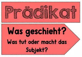 Vorschau - Poster - Satzglieder. Tafel- und Legematerial - Seite 1