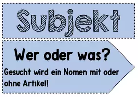 Vorschau - Poster - Satzglieder. Tafel- und Legematerial - Seite 2
