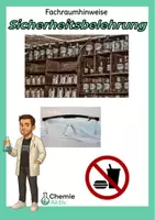 Vorschau - Arbeitsblätter - Arbeitsblatt: Sicherheitsregeln im Chemieraum - Deckblatt