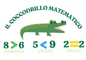 anteprima - Materiale di supporto/inclusione - IL COCCODRILLO MATEMATICO - cartellone - Pagina di copertina