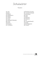 Vorschau - Arbeitsblätter - 24 Schulwörter: Hörverständinis - Seite 3