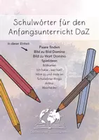 Vorschau - Spiele - Wortschatz 24 Schulwörter: Paare finden & Domino - Deckblatt