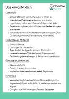 Vorschau - Stundenentwürfe - Lehrprobe: Oxidation verstehen mit dem Kupferbrief - Seite 1