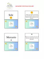 anteprima - Giochi - Memory sistema solare - Pagina di copertina