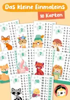 Vorschau - Merkblätter - 1x1 Lernkarten – Das kleine Einmaleins mit Tieren - Deckblatt