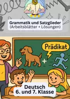 Vorschau - Arbeitsblätter - Prädikat | Satzglieder - Deckblatt