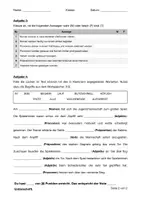 Vorschau - Arbeitsblätter - LK Wortarten 2 (inkl. Lösungen) - Seite 1