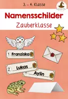 Vorschau - Anderer Materialtyp - Namensschilder Zauberklasse - Deckblatt