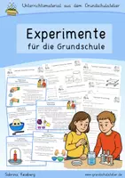 Vorschau - Unterrichtsreihen - 20 Experimente für die Grundschule (Sachunterricht / Sachkunde) - Deckblatt