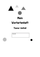 Vorschau - Arbeitsblätter - Wortarten bestimmen nach Montessori. Texte zum Thema: Weltall und Planeten - Seite 2