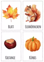 Vorschau - Bildkarten - Rätselkarten "Herbst" für den Morgenkreis - Seite 3