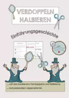 Vorschau - Arbeitsblätter - XXL Materialpaket - Verdoppeln und Halbieren - Rechentrick - Seite 1
