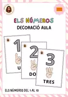 Vista previa - Refuerzo / NEE / Materiales de apoyo - Números - DECORACIÓ AULA - Portada