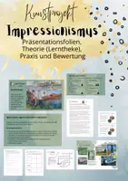 Vorschau - Unterrichtsreihen - Impressionismus - Theorie und Praxis - Kunst - Deckblatt