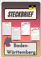 Vorschau - Arbeitsblätter - Materialpaket Plus - Baden-Württemberg | Lesetext - Steckbrief - Lückentext - Suchsel (inkl. Lösungen) - Seite 1